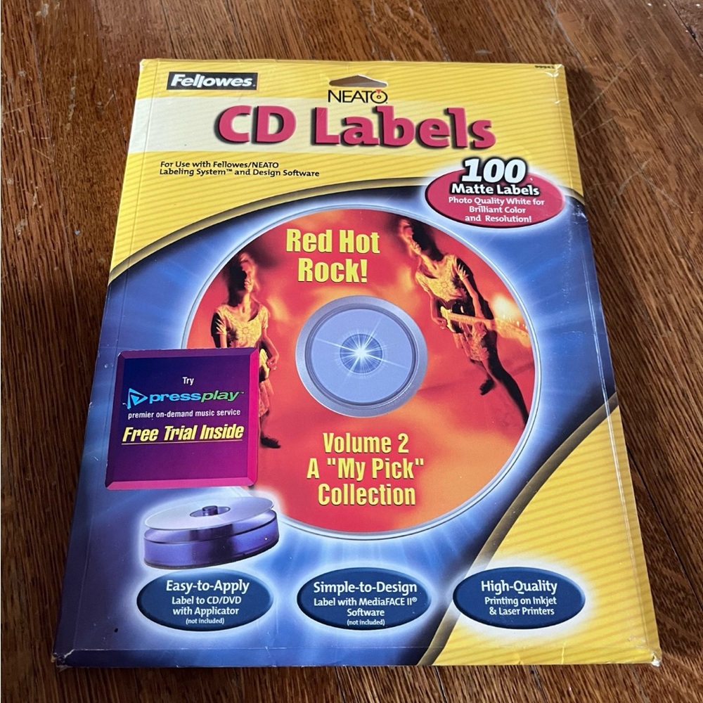 NEW CD Label Package